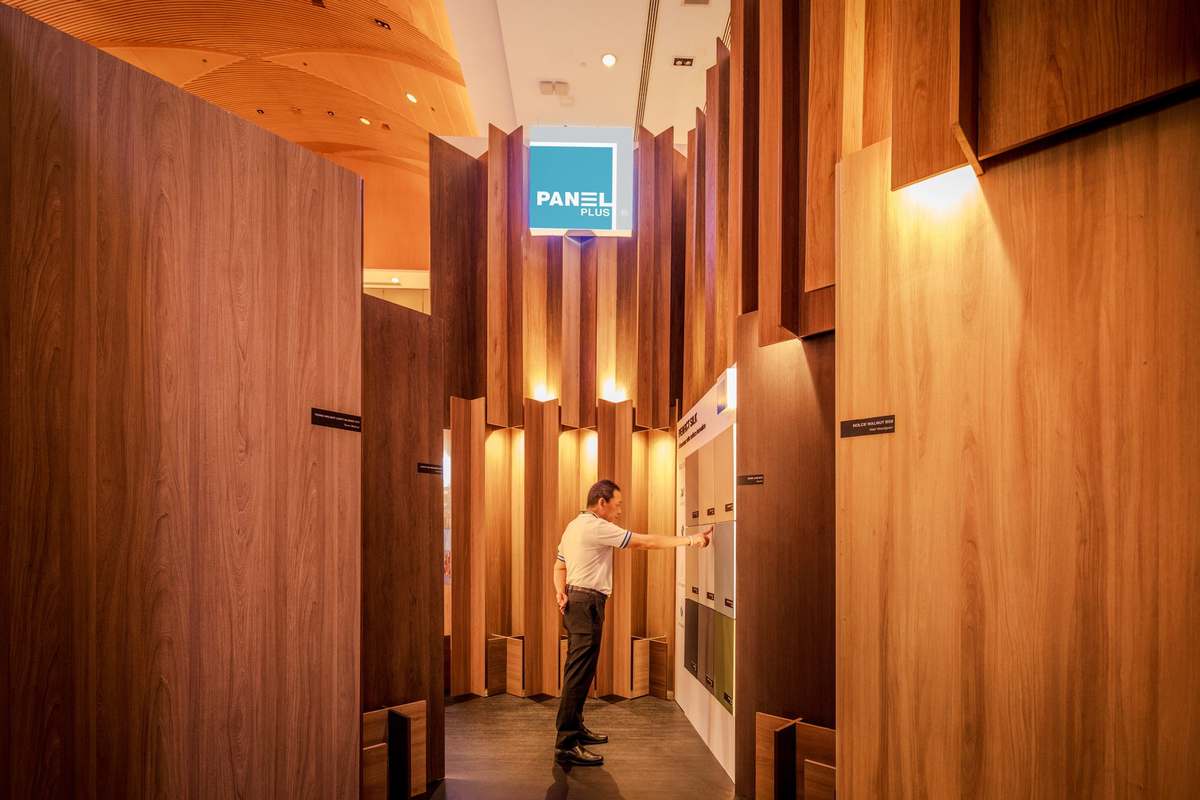 The Interlocking Panel, ARCHIDEX 2025 Panel Plus, KLCC Convention Center, Hall 10, built by Spacelab Design and Build (photo 1 of 9)
