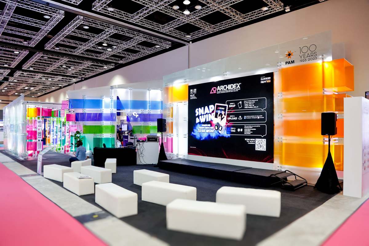 PAM Pavilion 2023, KLCC Convention Center, Hall 8, built by Spacelab Design and Build (photo 2 of 20)
